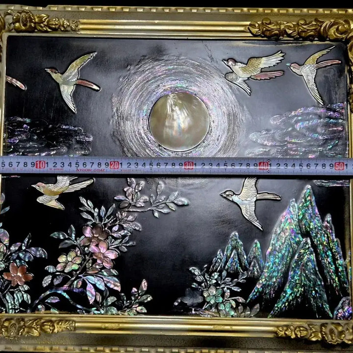 [BUNJANG] Tongyeong Mother-of-Pearl Lacquerware Painting Frame / 통영자개 나전칠기 그림액자 수집용