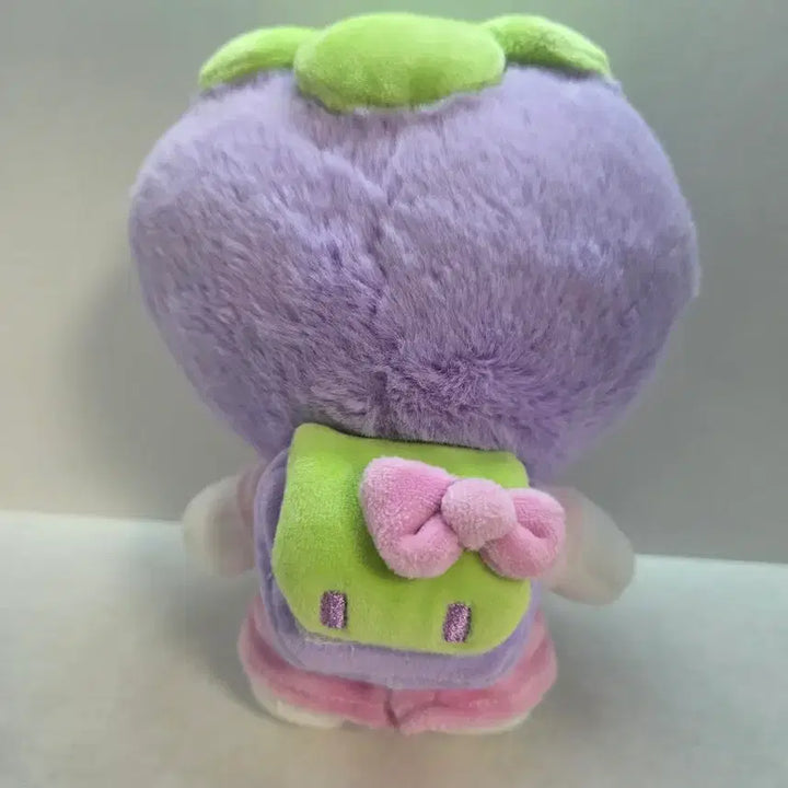 [BUNJANG] Sanrio Hello Kitty Fruit Mangosteen Plush Keychain / 산리오 헬로키티 푸르츠 과일 인형 키링