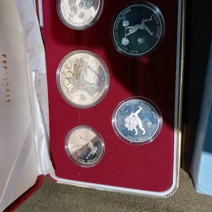 [BUNJANG] 1988 Seoul Olympic Commemorative Coin 5-Type Set / 서울 올림픽 기념 주화 5종 세트