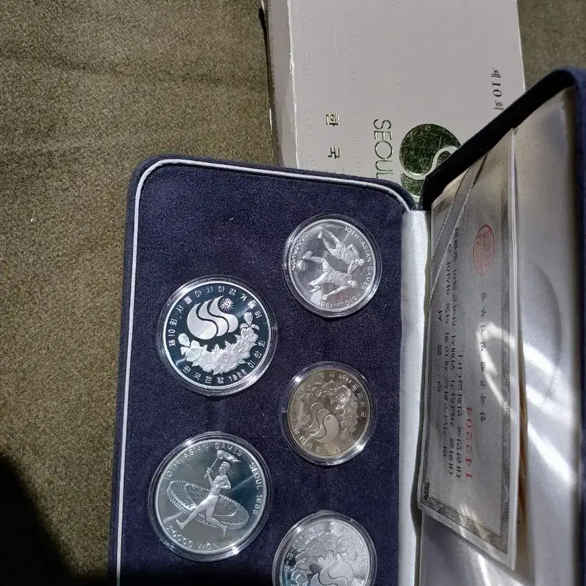 [SOLD OUT] 1986 서울 아시안게임 기념주화 세트
