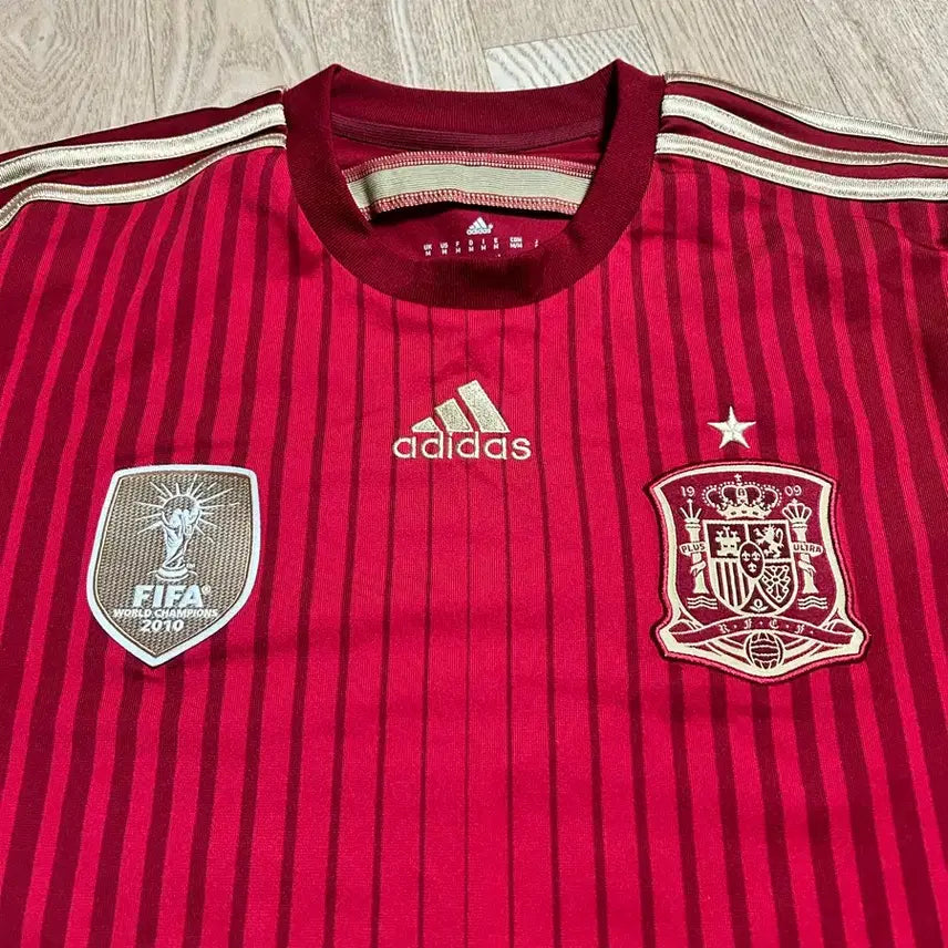 [BUNJANG] Adidas Spain National Team 14-15 Jersey M / 아디다스 스페인 국대 14-15 유니폼 M