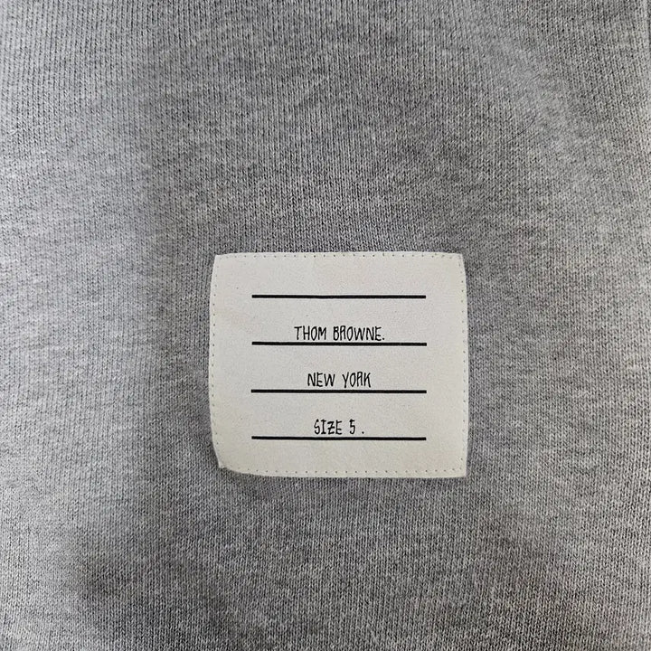 [BUNJANG] Thom Browne 4-Bar Grey Sweatshirt / [5사이즈] 톰브라운 백삼선 그레이
