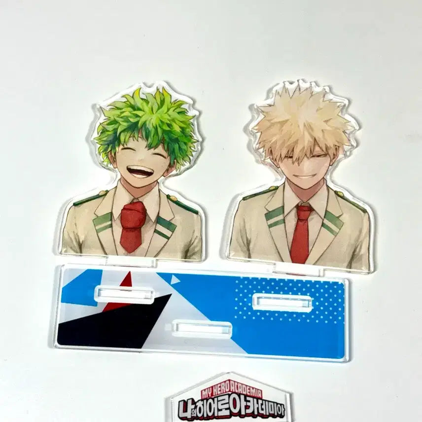 [BUNJANG] My Hero Academia Bakugo Midoriya Smile Acrylic Stand / 나히아 바쿠고 미도리야 미소 아크릴