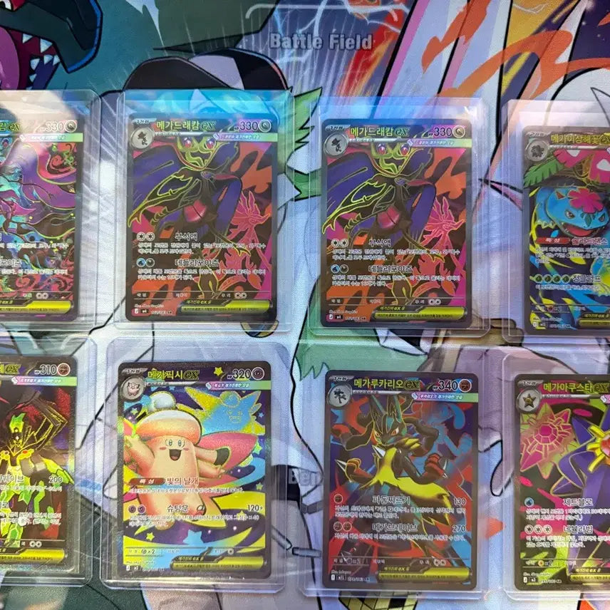 [BUNJANG] Pokemon Card Mega SAR 1 Type + SR 21 Cards Bundle Set / 포켓몬카드 메가 sar1종 + sr21장 일괄 한판