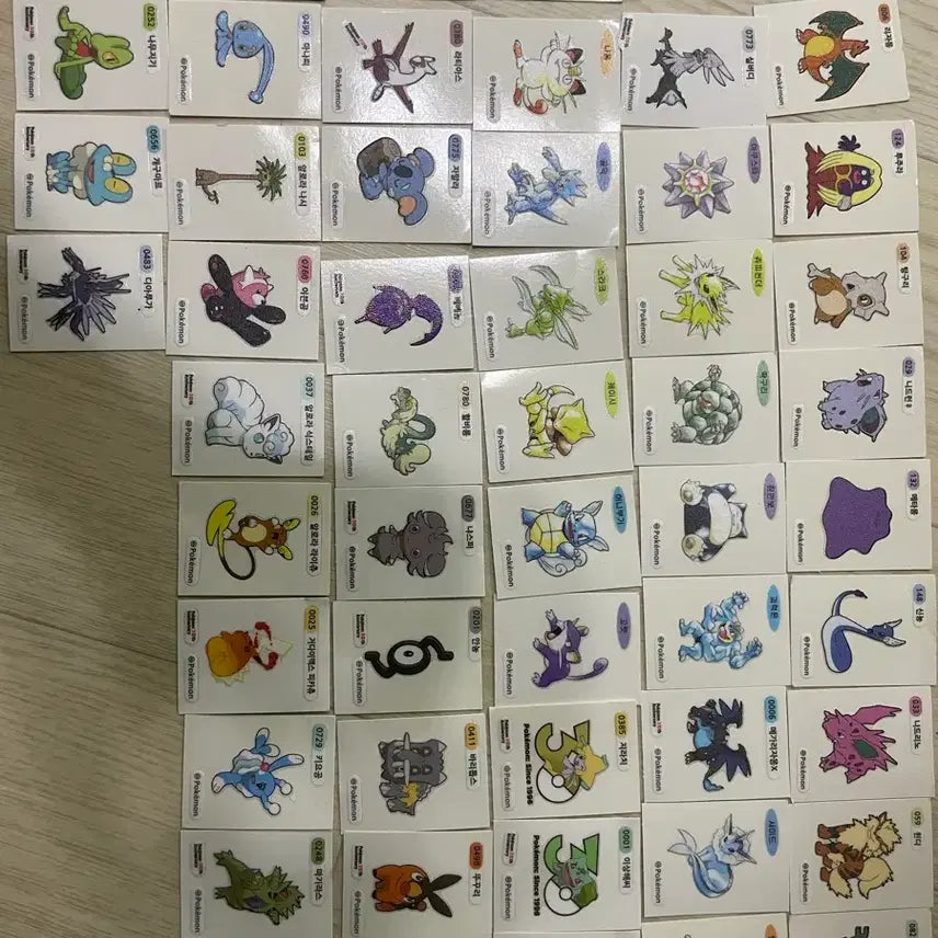 [BUNJANG] 54 Stickers Bundle / 띠부씰 54장 일괄 판매