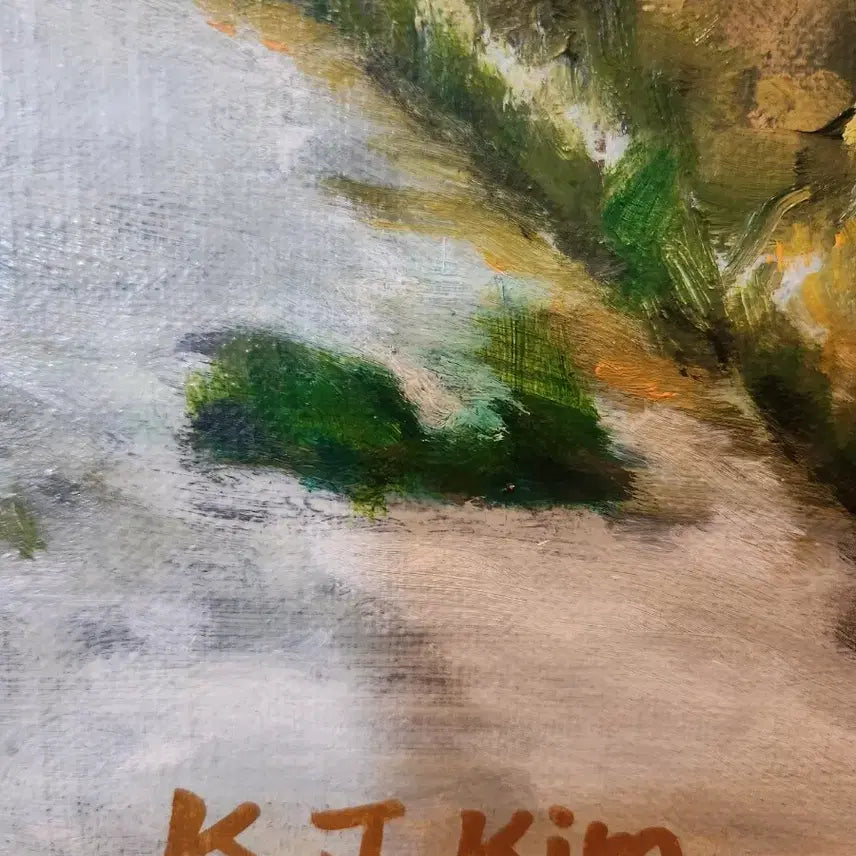 [BUNJANG] Kim Kyung Jin Oil Painting "Nature&