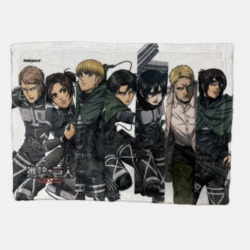 [BUNJANG] Attack on Titan Survey Corps Character Blanket / 진격의 거인 조사병단 캐릭터 담요