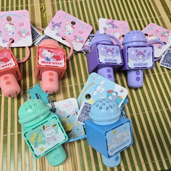 [BUNJANG] Sanrio Microphone Recording Keychain - New / 정품) 산리오 마이크 녹음 키링 새제품