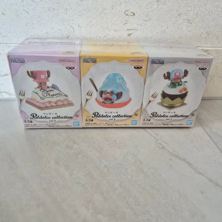 [BUNJANG] One Piece Chopper Paldolce Collection Figure 3-Set (New) / 원피스 쵸파 팔돌체 컬렉션 피규어 3종 세트 (새상품)