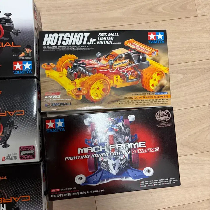 [BUNJANG] Tamiya Mini 4WD Neo Tri-Dagger ZMC Carbon Bundle (5 Types) / 타미야 미니카 네오 트라이다가 zmc 카본 포함 일괄 5종