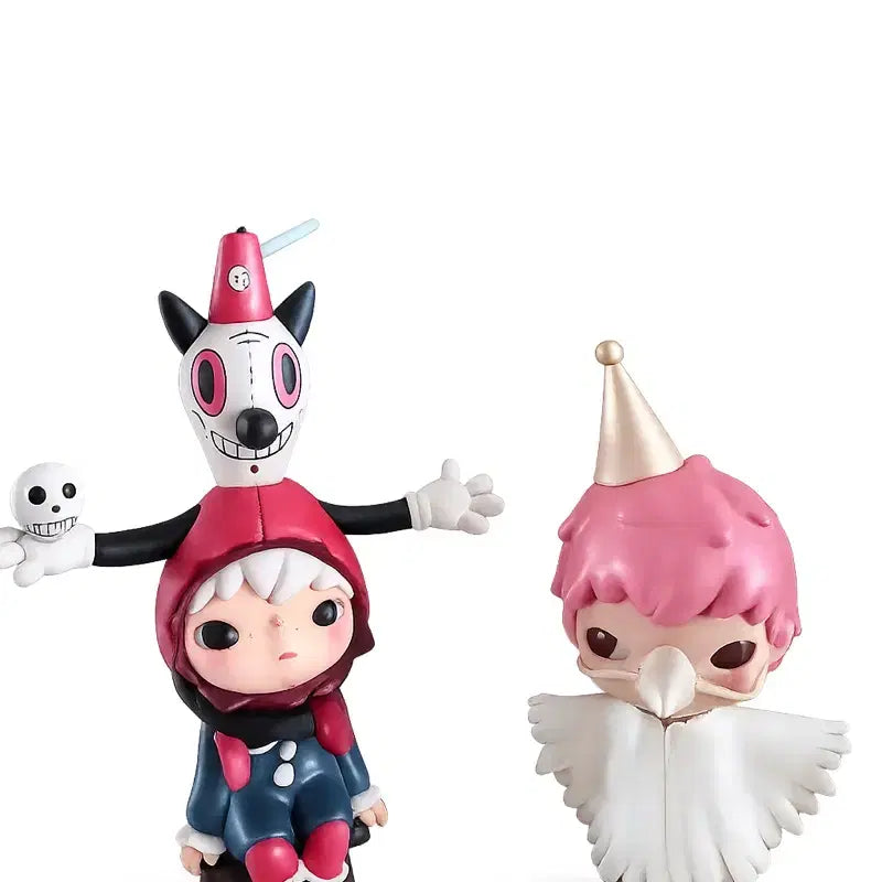 [BUNJANG] Pop Mart Hirono Blister (Gary Base) &amp; Birdman Figure Bundle Set / 팝마트 히로노 블리스터(개리 베이스) , 피규어(버드맨) 일괄 급처