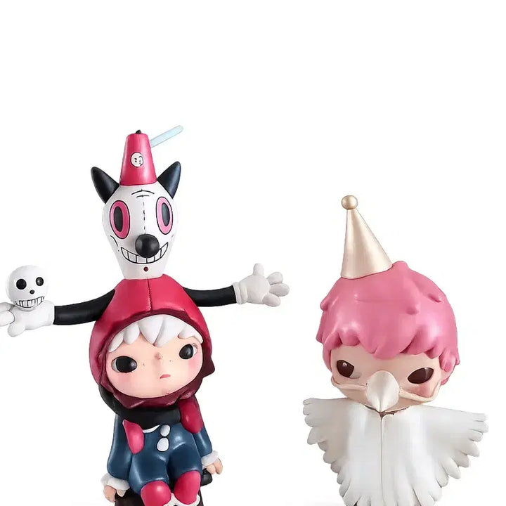 [BUNJANG] Pop Mart Hirono Blister (Gary Base) &amp; Birdman Figure Bundle Set / 팝마트 히로노 블리스터(개리 베이스) , 피규어(버드맨) 일괄 급처