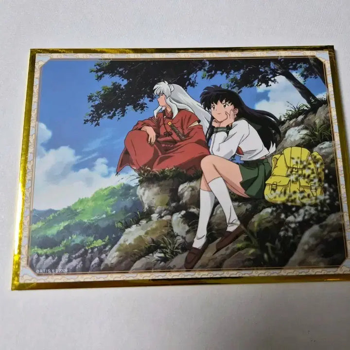 [BUNJANG] Inuyasha Collaboration Cafe Random Illustration Board Kagome / 이누야샤 콜라보카페 랜덤 일러스트 보드 이누야샤 카고메