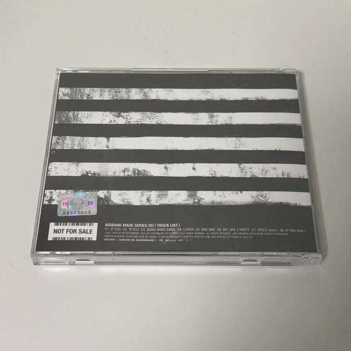 [BUNJANG] BIGBANG MADE D Signed Album with GD Photocard / 빅뱅 메이드 d 싸인 앨범(포카 포함)