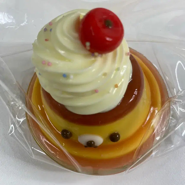 [BUNJANG] Pudding Rilakkuma Handmade Squishy Toy / 푸딩 리락쿠마 수제말랑이