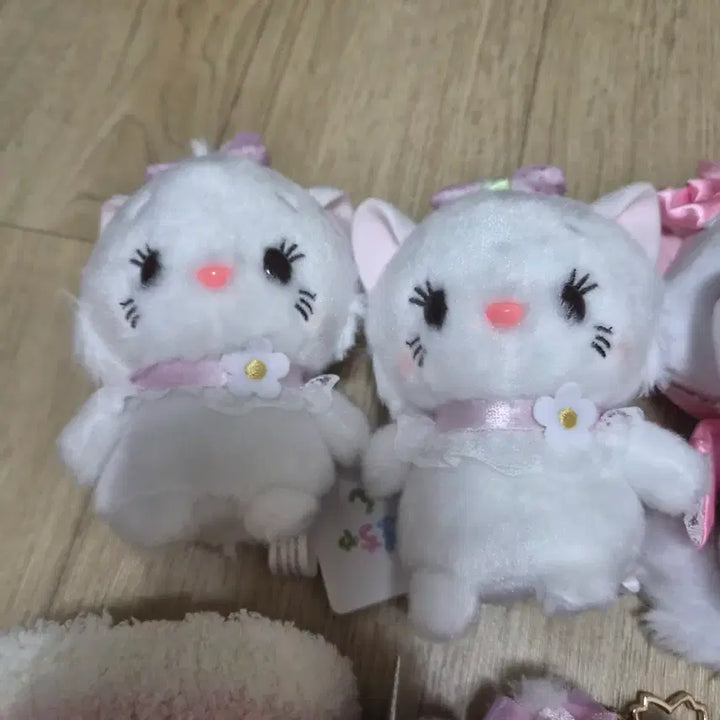 [BUNJANG] Disney Aristocats Marie Plush Keychain Set (8 Pieces) / (마지막 할인) 디즈니 아리스토캣 마리 인형 키링 8개 세트