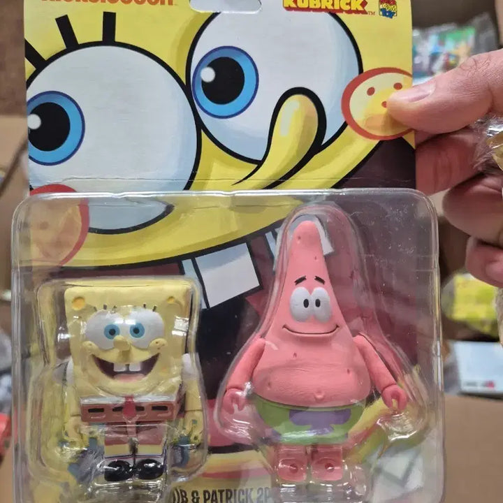 [BUNJANG] Kubrick Nickelodeon SpongeBob Patrick Star Figure Set (New) / 큐브릭스 니켈로디언 스폰지밥 뚱이 피규어 새상품