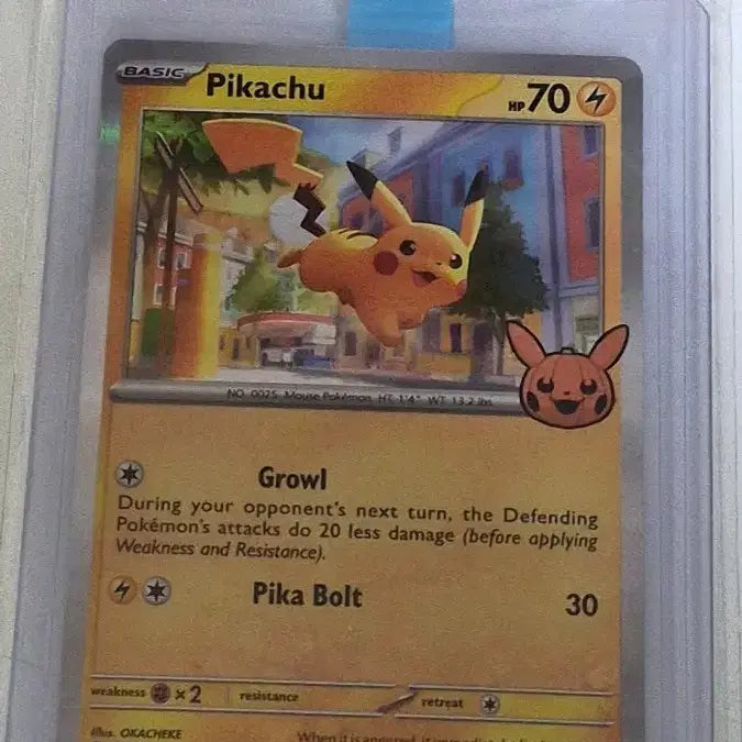 [BUNJANG] Pokemon Pikachu Halloween Card North America / 포켓몬카드 피카츄 할로윈 카드 북미