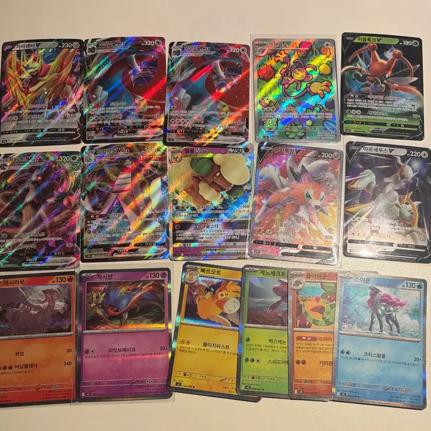 [BUNJANG] Pokemon Cards Bundle Set / 포켓본카드 일괄 아르세우스 v 자마젠타v등등