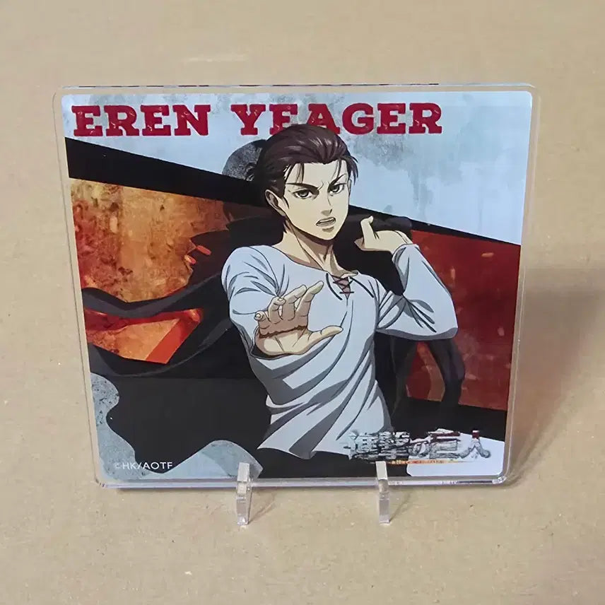 [BUNJANG] Attack on Titan Eren Acrylic Coaster / 진격의거인 디시업 에렌 아크릴 코스터