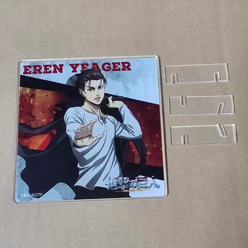 [BUNJANG] Attack on Titan Eren Acrylic Coaster / 진격의거인 디시업 에렌 아크릴 코스터
