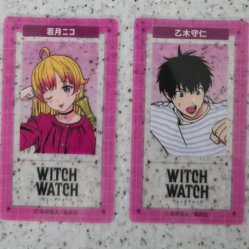 [BUNJANG] Shonen Jump Official Witch Watch Clear Index Card / 소년 점프 공식 위치워치 클리어 인덱스 카드