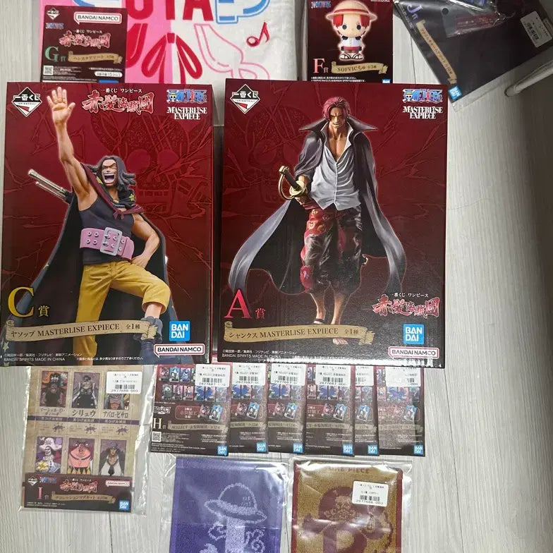 [BUNJANG] One Piece Ichiban Kuji Red-Haired Pirates Shanks &amp; Yasopp Bundle / A상 샹크스 c상 야솝 일괄 원피스 이치방쿠지 제일복권 빨간머리해적단
