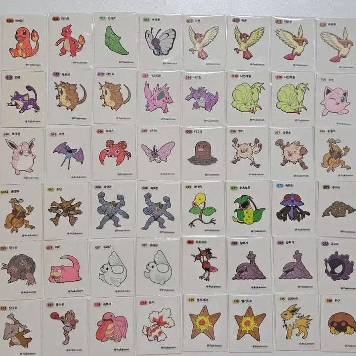 [BUNJANG] Pokemon Stickers / 포켓몬 띠부씰 판매/교환