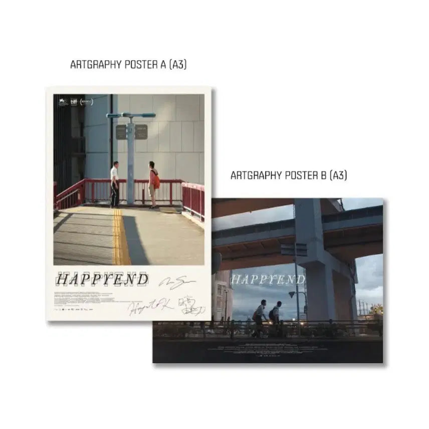 [BUNJANG] Happyend Artgraphy A3 Poster / 해피엔드 아트그라피
