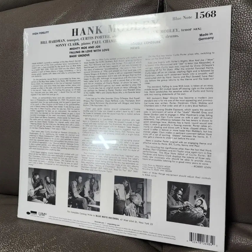 [BUNJANG] Hank Mobley Blue Note 1568 LP Vinyl / 행크 모블리 블루노트 1568 LP 바이닐