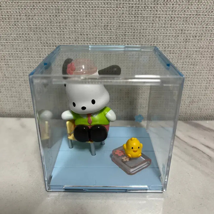 [BUNJANG] Sanrio Star Academy Pochacco Figure with Chick / 산리오 스타 아카데미 시리즈 포차코 피규어
