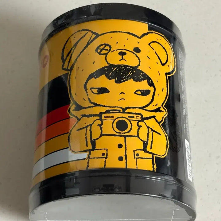 [BUNJANG] Pop Mart Hironox Kodak Raincoat Bear Keychain / 팝마트 히로노 x 코닥 레인코트 곰인형 키링