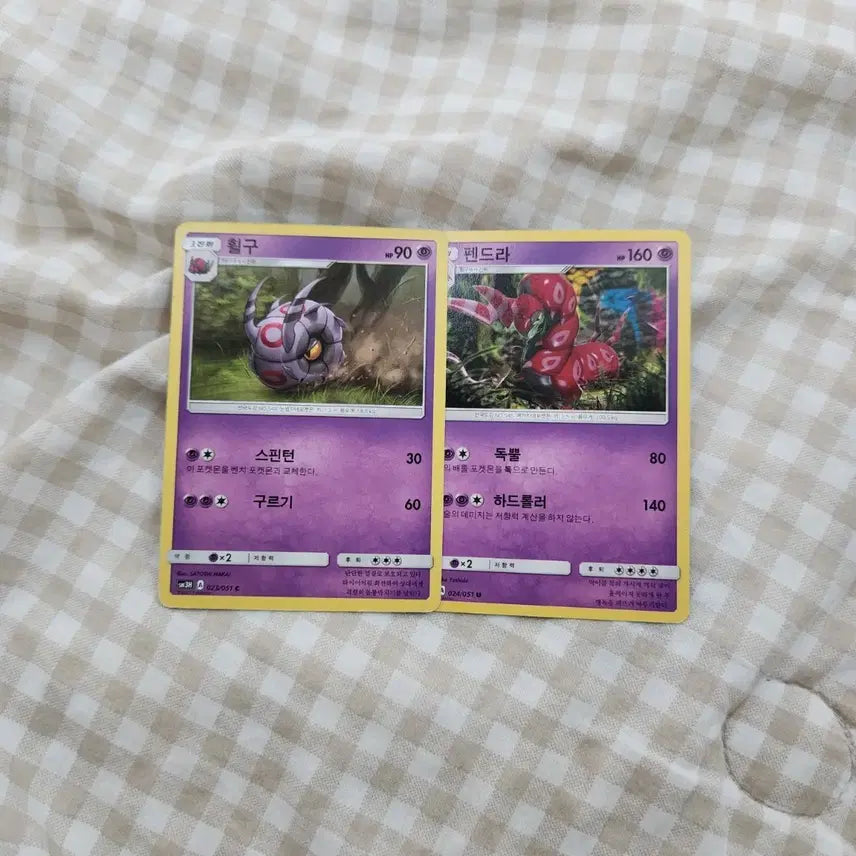 [BUNJANG] Pokemon Card Set: Groudon &amp; Drilbur (2 Cards) / 포켓몬 카드 휠구, 펜드라 2장