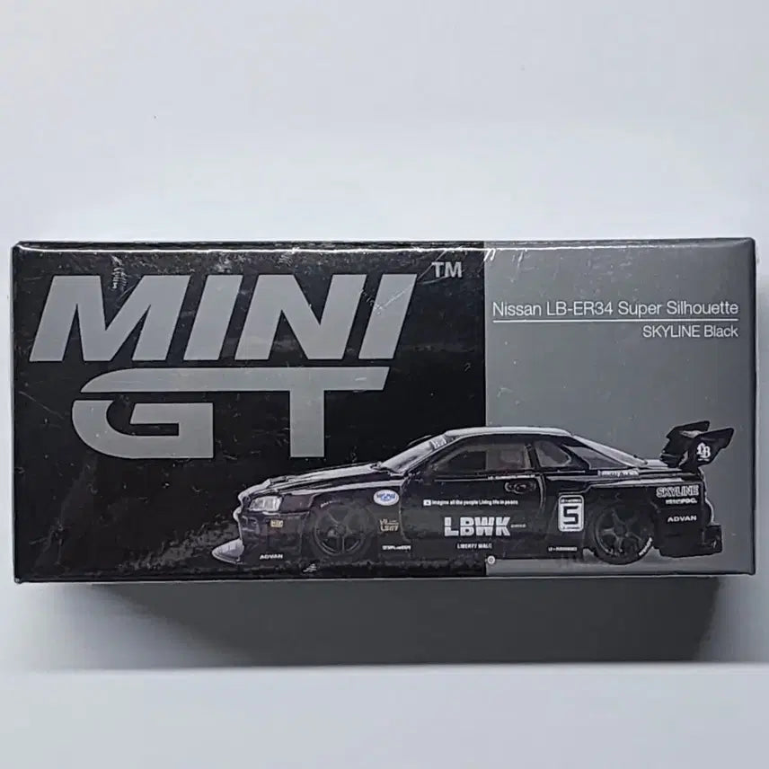 [BUNJANG] Mini GT LBWK ER34 Black Sealed / 미니지티 LBWK ER34 블랙 미개봉