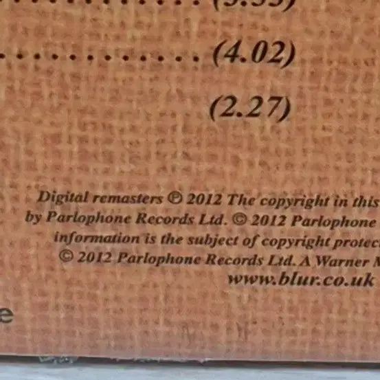 [BUNJANG] Blur Modern Life Is Rubbish 2LP Vinyl Record (Sealed) / (미개봉)  Blur 2LP 2012년 재발매