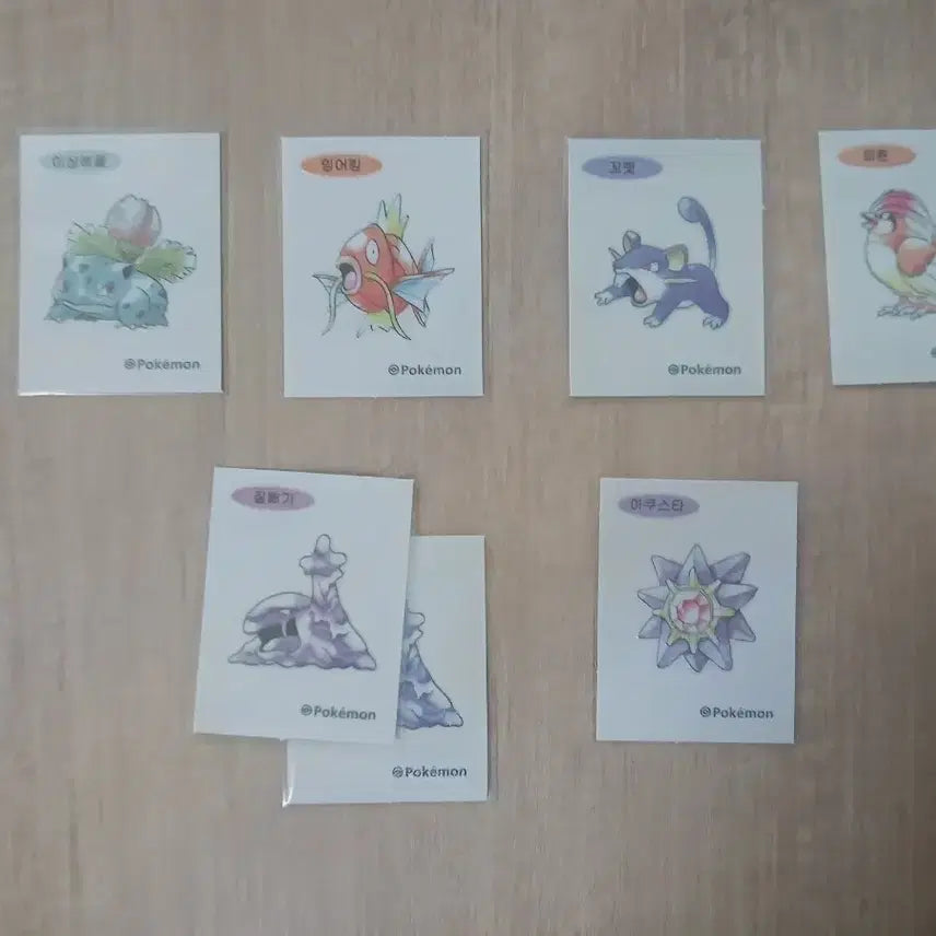 [BUNJANG] Pokemon Sticker Collection / 포켓몬 띠부실