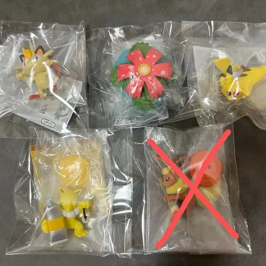[BUNJANG] Pokemon Figures 4 Types Bundle Set / [새상품] 포켓몬스터 피규어 4종 일괄
