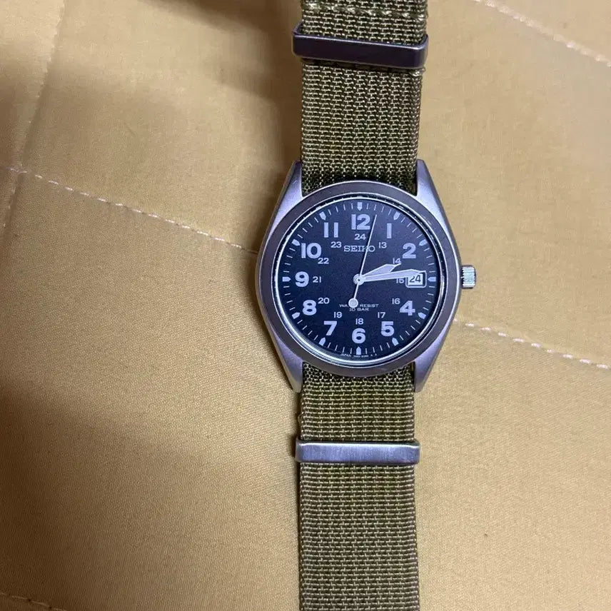 [BUNJANG] Seiko SBCA001 Khaki Field Watch / 세이코 SBCA001