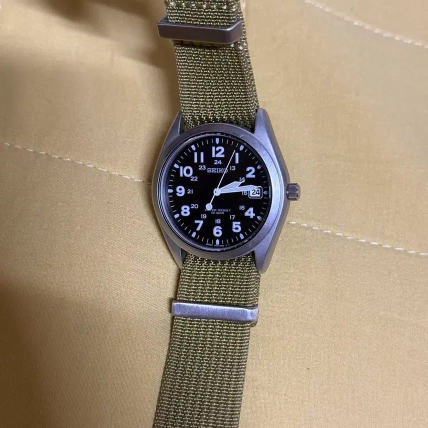 [BUNJANG] Seiko SBCA001 Khaki Field Watch / 세이코 SBCA001