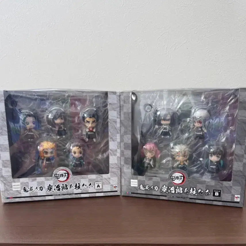 [BUNJANG] Megahouse Demon Slayer: Kimetsu no Yaiba M-Size Mascot Figure Set A &amp; B / 귀멸의 칼날 메가하우스 마스코트 A+B 피규어 세트