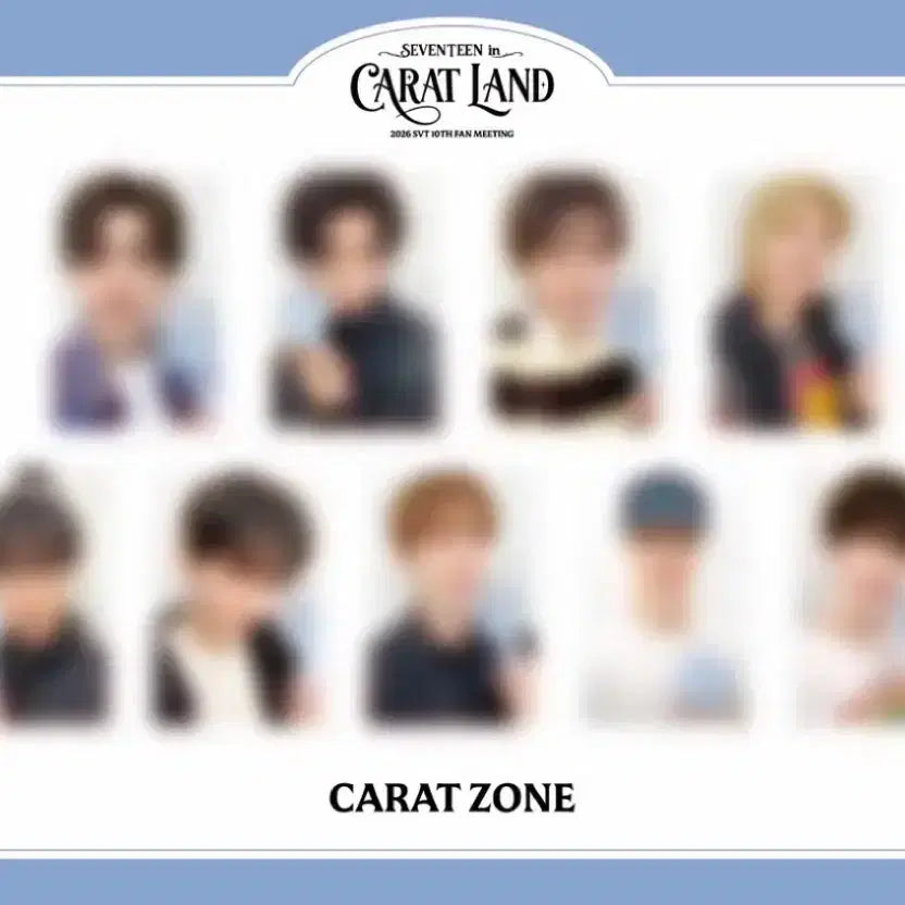 [BUNJANG] SEVENTEEN 2026 Carat Zone Photocard Set / 2026캐럿존 양도