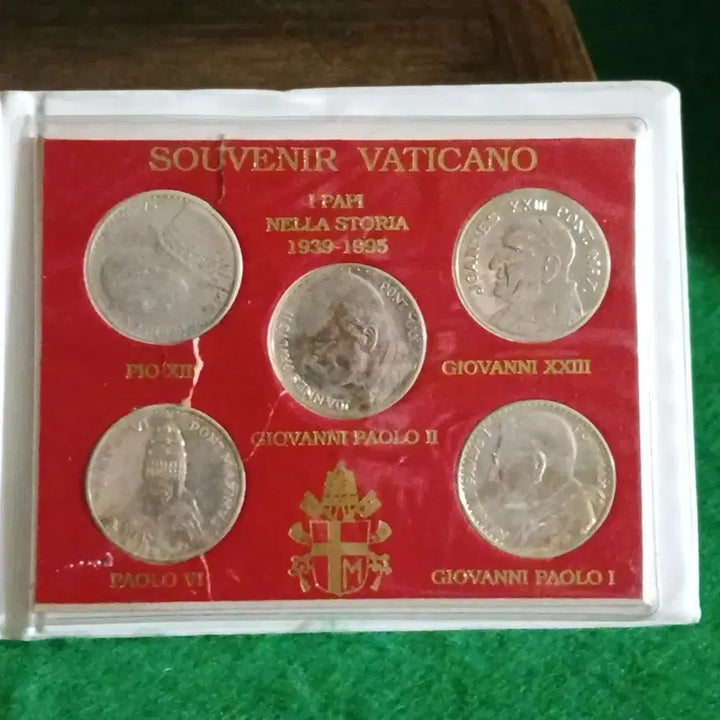 [BUNJANG] Vatican Commemorative Medal Set (1939-1995) - 5-Medal Papal Collection / *1939~1995년 교황들을기념하는 바티칸 기념 메달5종 세트