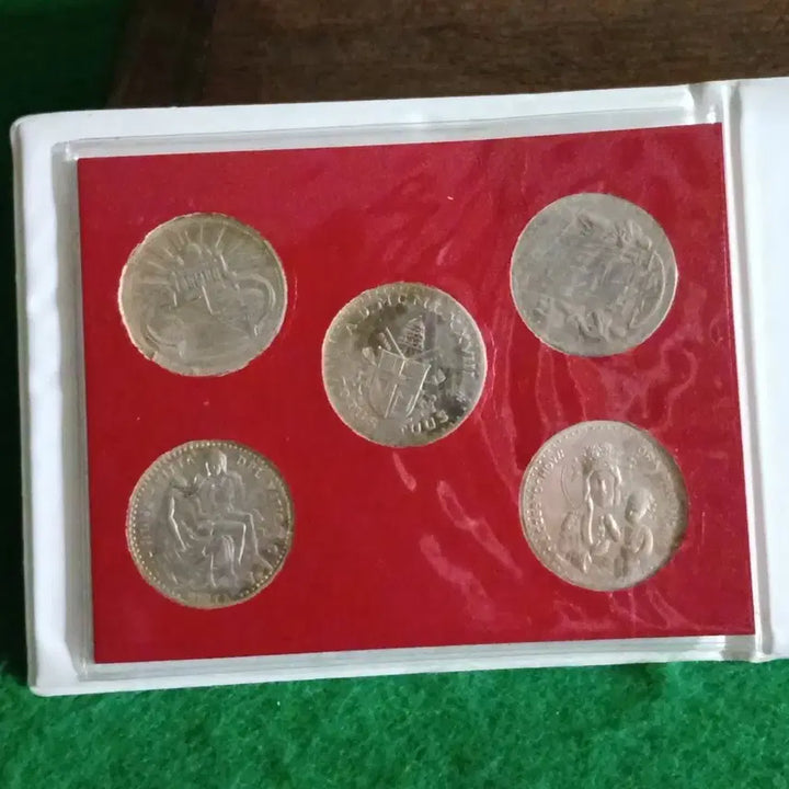 [BUNJANG] Vatican Commemorative Medal Set (1939-1995) - 5-Medal Papal Collection / *1939~1995년 교황들을기념하는 바티칸 기념 메달5종 세트