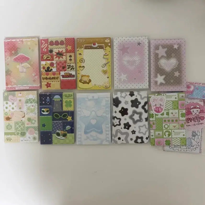 [BUNJANG] Binder Refills 10 Types Bundle Set / 바인더대지 10종 일괄 판매