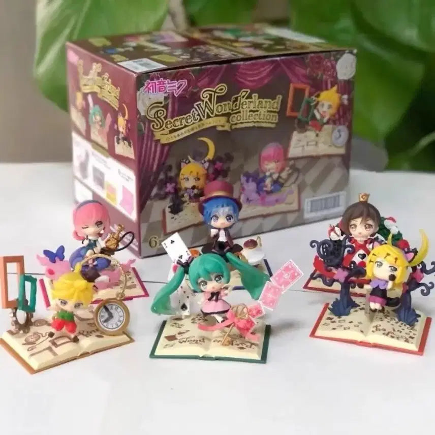 [BUNJANG] Re-Ment Vocaloid Secret Wonderland Complete Set of 6 Figures / [최저가.즉시배송]리멘트 보컬로이드 시크릿 원더랜드 전6종 가챠박스
