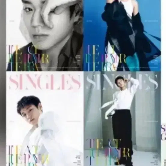 [BUNJANG] Park Jihoon Singles Magazine Vol. 26.05 4-Book Set / 박지훈 싱글즈 잡지 26.05 4권 세트