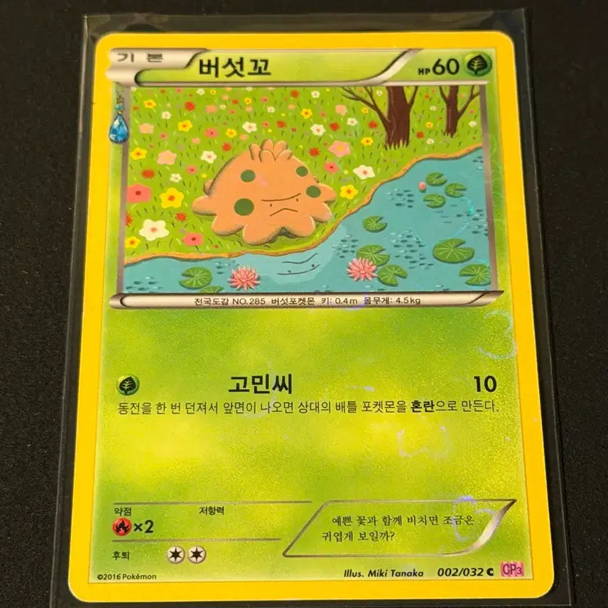 [BUNJANG] Shimkoong Collection Vintage Pokemon Card - 꼬부기 / 심쿵컬렉션 고전 포켓몬 카드 버섯꼬