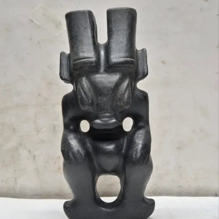 [BUNJANG] Magnet-Adhering Hongshan Culture Black Jade (Totem/Ritual Culture) / 자석이 붙는 홍산문화 흑피옥 (토템/제사문화) (by-254)