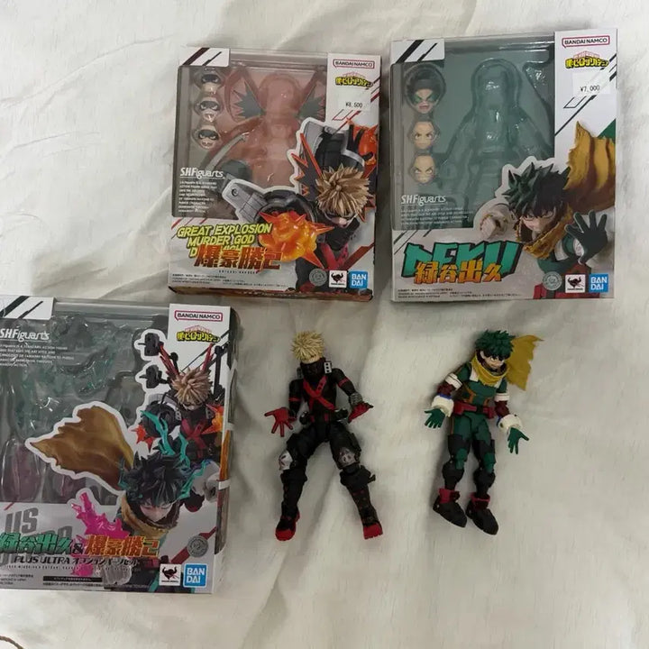 [BUNJANG] My Hero Academia SHFigiarts Bakugo Midoriya Bundle Set / 나의 히어로 아카데미아 SHFigiarts 바쿠고 미도리야 일괄