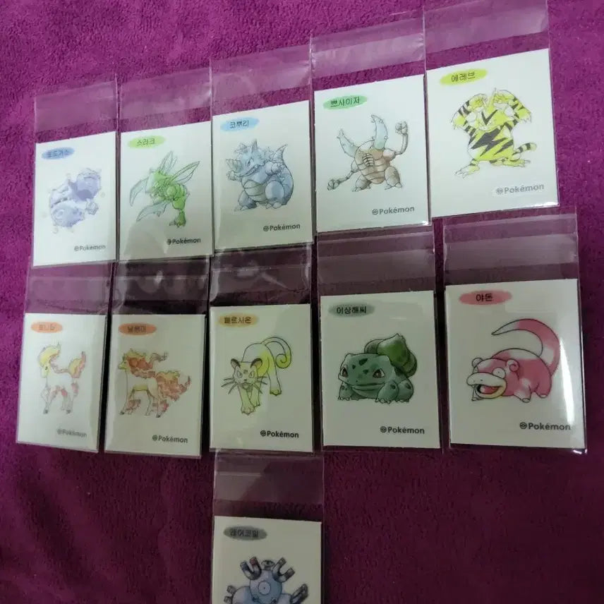 [BUNJANG] Pokemon Stickers Bundle Set / 포켓몬 띠부씰 신상 예약중
